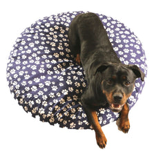 Load image into Gallery viewer, Dog Bed Cover Round - NavyPawLove