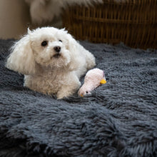 Load image into Gallery viewer, Dog Bed Cover Round - Faux Gray