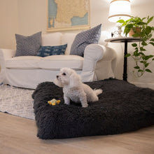 Load image into Gallery viewer, Dog Bed Cover Square - Faux Gray (NEW)