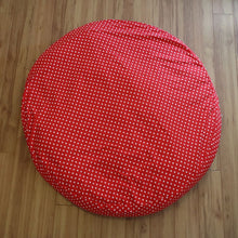 Load image into Gallery viewer, Dog Bed Cover Round - Red Polka (NEW)