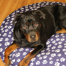 Load image into Gallery viewer, Dog Bed Cover Round - NavyPawLove