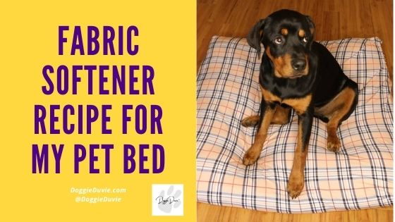 Fabric Softener for Washing Your Pet Bed Covers