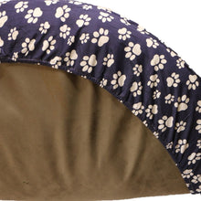 Load image into Gallery viewer, Dog Bed Cover Round - NavyPawLove
