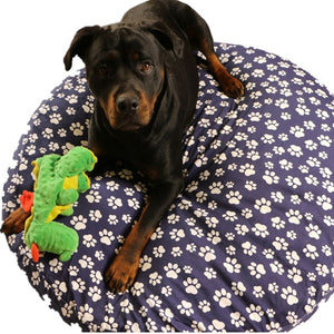 Dog Bed Cover Round - NavyPawLove