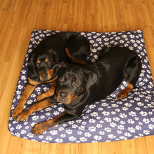 Load image into Gallery viewer, Dog Bed Cover Square - NavyPawLove
