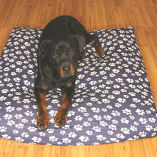 Load image into Gallery viewer, Dog Bed Cover Square - NavyPawLove
