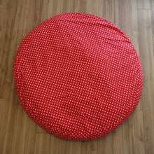 Load image into Gallery viewer, Dog Bed Cover Round - Red Polka (NEW)
